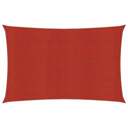 Berkfield Home Sunshade Sail 160 g/m ² Red 3.5x5 m HDPE - thumbnail 1