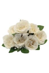 KDMD Eden Rose Bunch Cream White Artificial Flowers - thumbnail 8