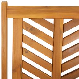 Berkfield Home 3 Piece Garden Dining Set Solid Wood Acacia - thumbnail 9