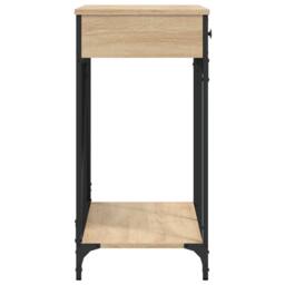 Berkfield Home Console Table Sonoma Oak 100x39x78.5 cm Engineered Wood in Light Brown - thumbnail 7