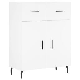 Berkfield Home Highboard White 69.5x34x180 cm Engineered Wood - thumbnail 7