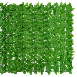 Berkfield Home Balcony Screen with Green Leaves 200x150 cm - thumbnail 3