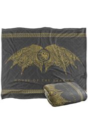 Game Of Thrones House of The Dragon Blanket, 152x127 cm Dragon Wings Silky Touch Super Soft Throw Blanket in White - thumbnail 2