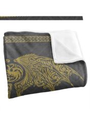 Game Of Thrones House of The Dragon Blanket, 152x127 cm Dragon Wings Silky Touch Super Soft Throw Blanket in White - thumbnail 3