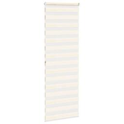 Berkfield Home Zebra Blind Marble Beige 75x200 cm Fabric Width 70.9 cm Polyester - thumbnail 4
