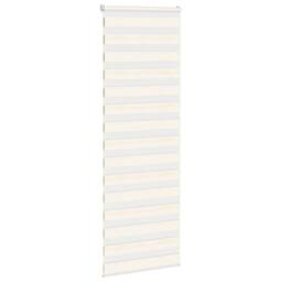 Berkfield Home Zebra Blind Marble Beige 75x200 cm Fabric Width 70.9 cm Polyester - thumbnail 3