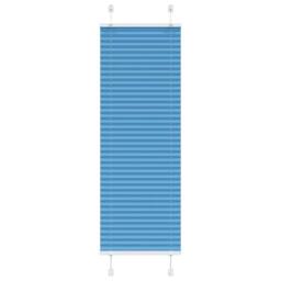 Berkfield Home Pleated Blind Blue 40x150 cm Fabric Width 39.4 cm Polyester - thumbnail 2