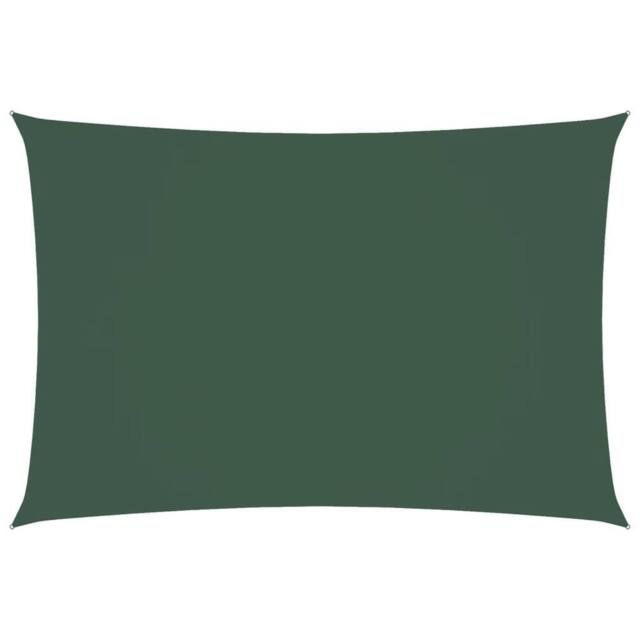 Berkfield Home Sunshade Sail Oxford Fabric Rectangular 2.5x4.5 m Dark Green - image 1