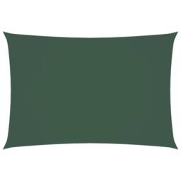 Berkfield Home Sunshade Sail Oxford Fabric Rectangular 2.5x4.5 m Dark Green - thumbnail 1