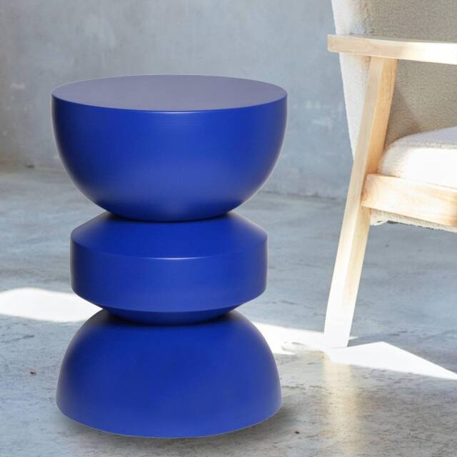sweeek Side table, end table, nightstand metal in Blue - image 1