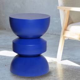 sweeek Side table, end table, nightstand metal in Blue - thumbnail 3