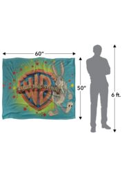 Warner Bros. WB Shield Bugs Bunny Color Silky Touch Super Soft Throw Blanket 152 X 127 cm in White - thumbnail 5