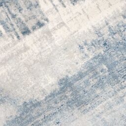 Kukoon Silver Grey Blue Distressed Abstract Rug in Light Grey - Size: 200 cm x 290 cm - thumbnail 4