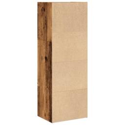 Berkfield Home Decorative Bookcase Old Wood 40x30x114 cm Engineered Wood in Brown - Size: 40 x 30 x 114 cm - thumbnail 6
