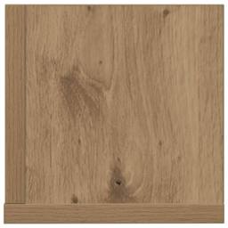 Berkfield Home Wall Shelves 2 pcs Artisan Oak 75x16.5x16.5 cm Engineered Wood in Brown - thumbnail 6
