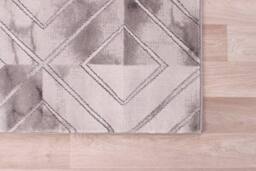Celebrity Interiors Bianco 196SA Cream/Grey Rug in Cream - Size: 80 cm x 150 cm - thumbnail 3