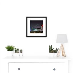 Artery8 Miltary USA Navy V-22 Osprey Tritrotor Aircraft Photo 8X8 Inch Square Wooden Framed Wall Art Print Picture with Mount in Black - thumbnail 2