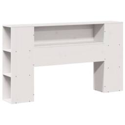 Berkfield Home Beautiful Bed Frame without Mattress White 160x200 cm Solid Wood Pine - thumbnail 8