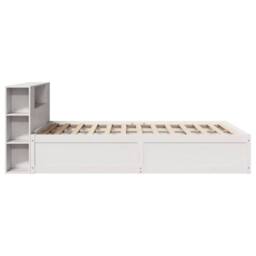 Berkfield Home Beautiful Bed Frame without Mattress White 160x200 cm Solid Wood Pine - thumbnail 6
