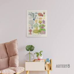 "Artery8 Great Barrier Reef Alcyonaria Kent Canvas Wall Art Print in White - Size: W12"" x H16""" - thumbnail 3