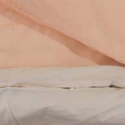 Berkfield Home Elegant Duvet Cover Set Pink 200x200 cm Cotton - thumbnail 4