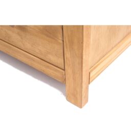 Cabinet Bits Lugo 5 Drawer Chest of Drawers Brass Cup Handle in Light Brown - thumbnail 6
