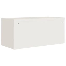 Berkfield Home File Cabinet White 90x40x130 cm Steel - Size: 90 x 40 x 130 cm - thumbnail 6