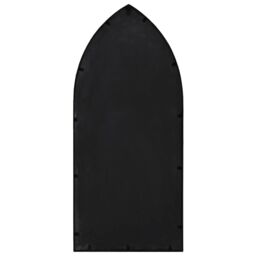 Berkfield Home Garden Mirror Black 100x45 cm Iron for Outdoor Use - thumbnail 4