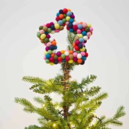 Paper High Felt Multicoloured Star Tree Topper
