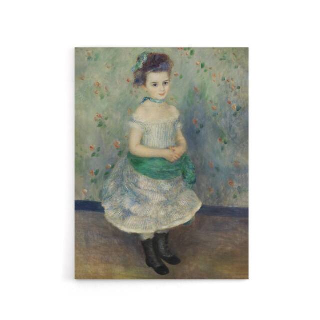 "Artery8 Jeanne Durand Ruel Renoir Vintage Canvas Wall Art in Blue - Size: W18"" x H24""" - image 1