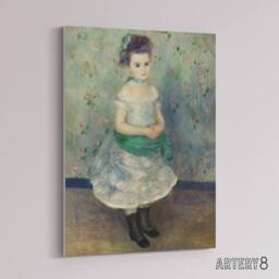 "Artery8 Jeanne Durand Ruel Renoir Vintage Canvas Wall Art in Blue - Size: W18"" x H24""" - thumbnail 2