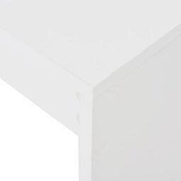 Berkfield Home Bar Table with Shelf White 110x50x103 cm - Size: 110 x 50 x 103 cm - thumbnail 5