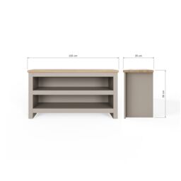 GFW Lancaster Simple Shoe Bench in Grey - thumbnail 6