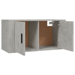 Berkfield Home Wall-mounted TV Cabinets 3 pcs Concrete Grey 80x34.5x40 cm - thumbnail 5