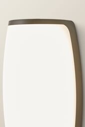 ValueLights Jonny Curved Matte Black IP54 LED Outdoor Wall Light - thumbnail 5