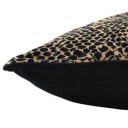 Paoletti Python Animal Printed Cushion in Gold - Size: 40 cm x 60 cm - thumbnail 4