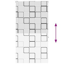 Berkfield Home Shower Roller Blind 140x240 cm Fabric Width 136 cm in Black - thumbnail 5