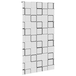 Berkfield Home Shower Roller Blind 140x240 cm Fabric Width 136 cm in Black - thumbnail 3