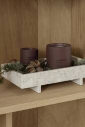 Blomus FRAGA Cinnamon & Apple Scented Candle 9cm - Port in Wine - thumbnail 7