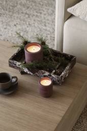 Blomus FRAGA Cinnamon & Apple Scented Candle 9cm - Port in Wine - thumbnail 3