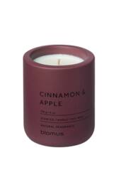 Blomus FRAGA Cinnamon & Apple Scented Candle 9cm - Port in Wine - thumbnail 1