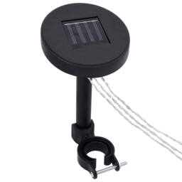 Berkfield Home Gazebo with Mosquito Net&LED String Lights 4x3x2.73 m Cream in Beige - thumbnail 9
