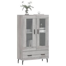 Berkfield Home Highboard Grey Sonoma 69.5x31x115 cm Engineered Wood - thumbnail 3