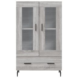 Berkfield Home Highboard Grey Sonoma 69.5x31x115 cm Engineered Wood - thumbnail 6