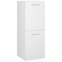 Berkfield Home Bathroom Furniture Set White Engineered Wood - thumbnail 4