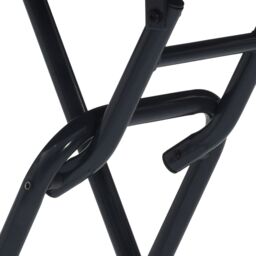 Berkfield Home Folding Garden Table Anthracite √ò50x72 cm Steel - Size: 50x72 cm - thumbnail 8
