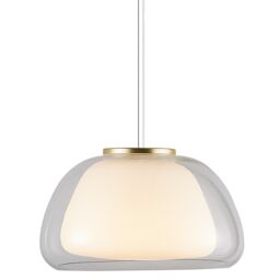 Nordlux Modern Indoor Pendant Light Clear Glass E27 Hand Blown Glass - Mains Powered, IP20 - thumbnail 2