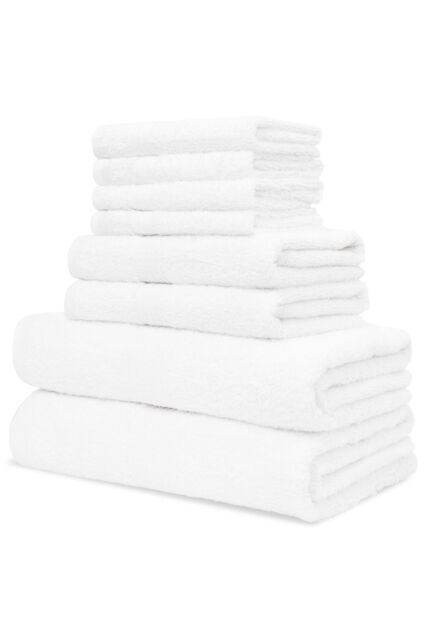 CityComfort Pack Of 8 Towels in White - image 1