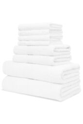 CityComfort Pack Of 8 Towels in White