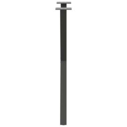 Berkfield Home Dining Table Legs X-Shaped 2 pcs Anthracite 60x(72-73) cm Steel in Black - thumbnail 6